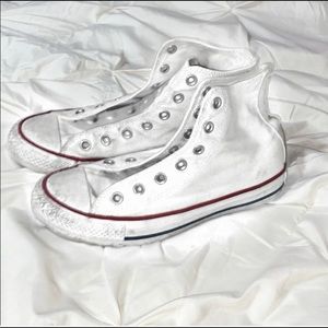 white high top converse
